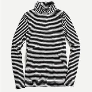 J.Crew Tissue turtleneck T-shirt in stripes